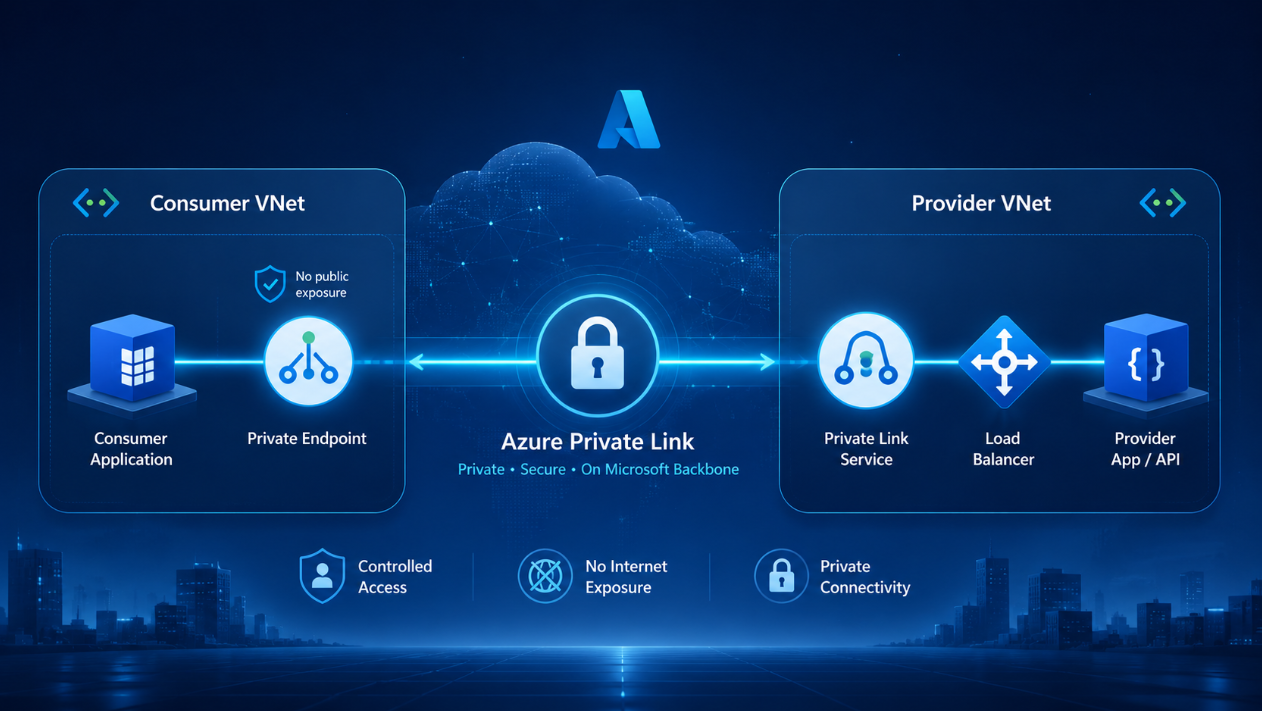 Cover image for Azure Private Link Service: Private Connectivity Without Public Exposure