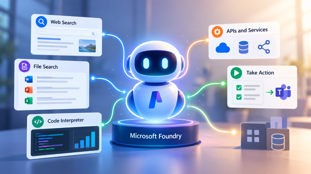 Cover image for From Answers to Actions: Using Tools in Microsoft Foundry